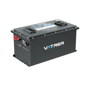 Vatrer 48V 150Ah High Capacity Lithium Golf Cart Battery, 200A BMS, 7680Wh, Max 10.24kW Power Output 8