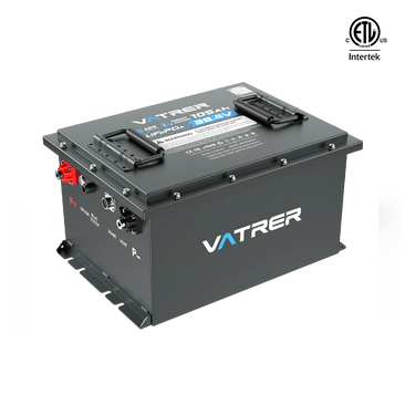 Vatrer 36V 105Ah lithium golf cart battery for Club Car, Yamaha, EZGO & ICON