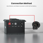 48V Golf Cart Charger Receptacle for Club Car Connection Method