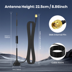 Vatrer Batteries Dual-Band WiFi Suction Cup Bluetooth Signal Booster Size