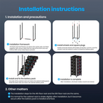 Vatrer Batteries Four-unit Server Rack Installation Instructions