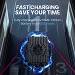 Vatrer  79.2V 18A AC-DC Charger for 72V Lithium Fast Charging