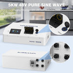 Vatrer 48V 100Ah Modular All-In-One battery 5KW 48V Pure Sube Wave