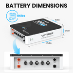 48V 5kwh solar battery dimensions