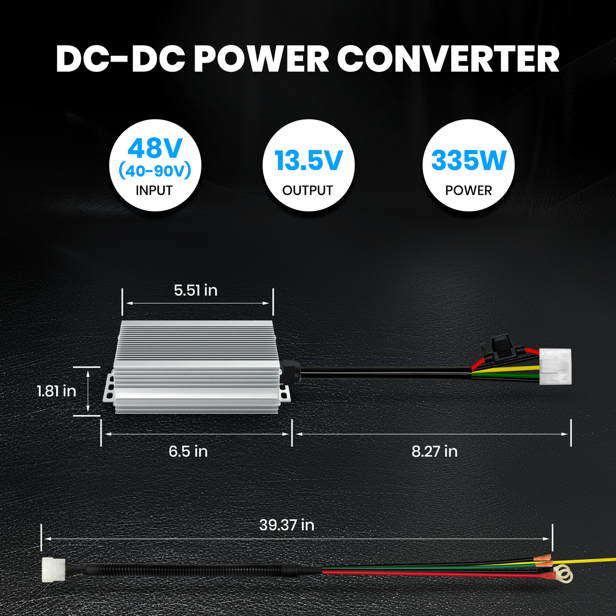 48V DC-DC golf cart Converter 11