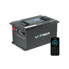 Vatrer 48V 100Ah LiFePO4 Golf Cart Battery 200A BMS