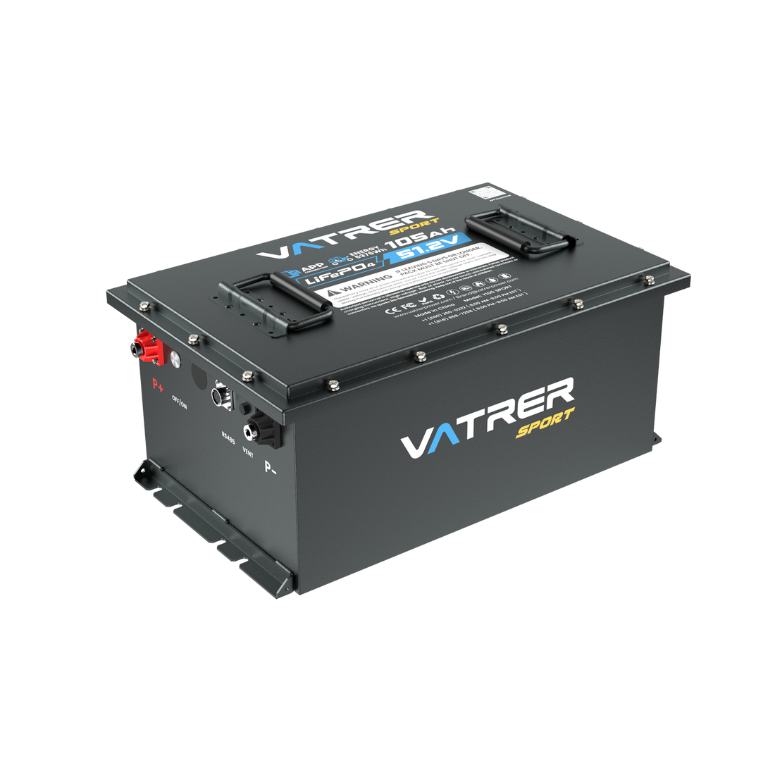 Vatrer 48V 105Ah Lithium Battery for UTV/ATV/Golf Cart
