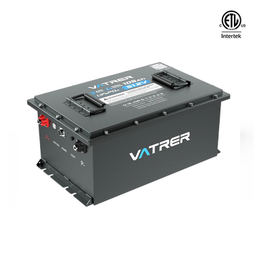 Vatrer 48V 105Ah lithium golf cart battery with SPCC steel casing
