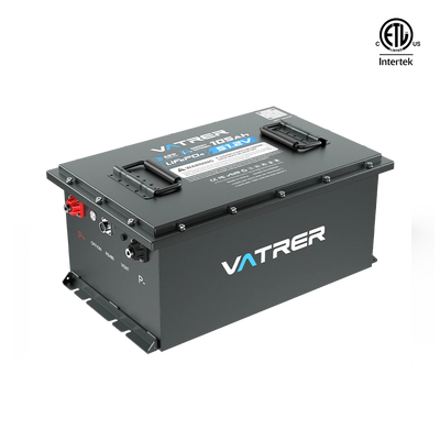 Vatrer 48V 105Ah lithium golf cart battery for Club Car, Yamaha, EZGO & ICON