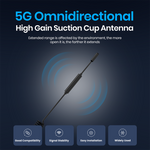 Vatrer Batteries Dual-Band WiFi Suction Cup Bluetooth Signal Booster 5G Omnidirectional