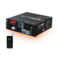 Vatrer 48V 100Ah Server Rack Self-heating Battery