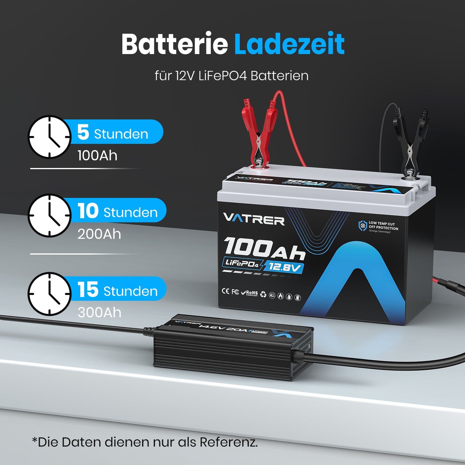 12V 20A lithium battery charger