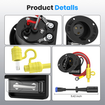 48V Golf Cart Charger Receptacle for Club Car Size