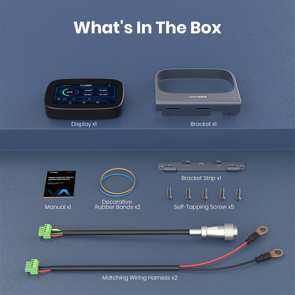Vatrer 10V-90V Battery Monitor Kit