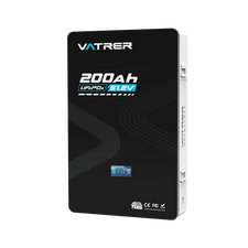 Vatrer 48V 200Ah Wall-Mounted Lithium Solar Battery