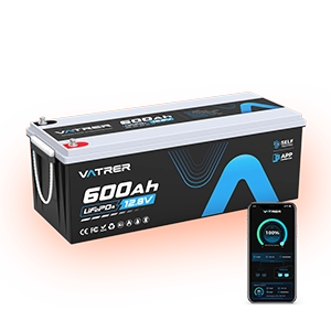 Vatrer 12V 600Ah Heated Lithium Battery