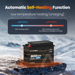 Vatrer 12V 300Ah Self-heating Lithium Battery