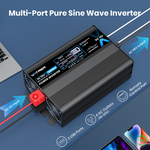 Vatrer 1000W Pure Sine Wave Inverter Multi-port