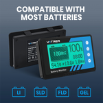 Vatrer 500A Battery Monitor Compatible with Most Golf Cart Batteries