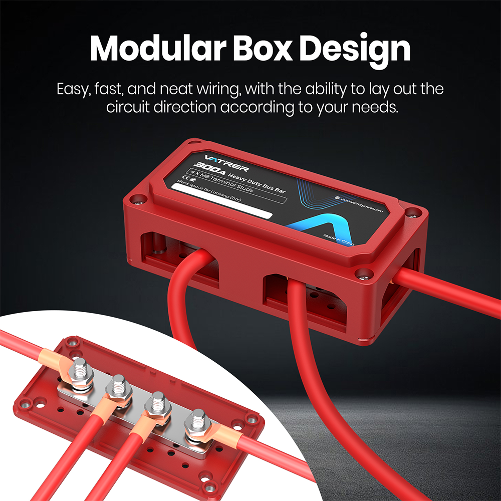 Vatrer Batteries Electrical Bus Bars  Modular Box Design
