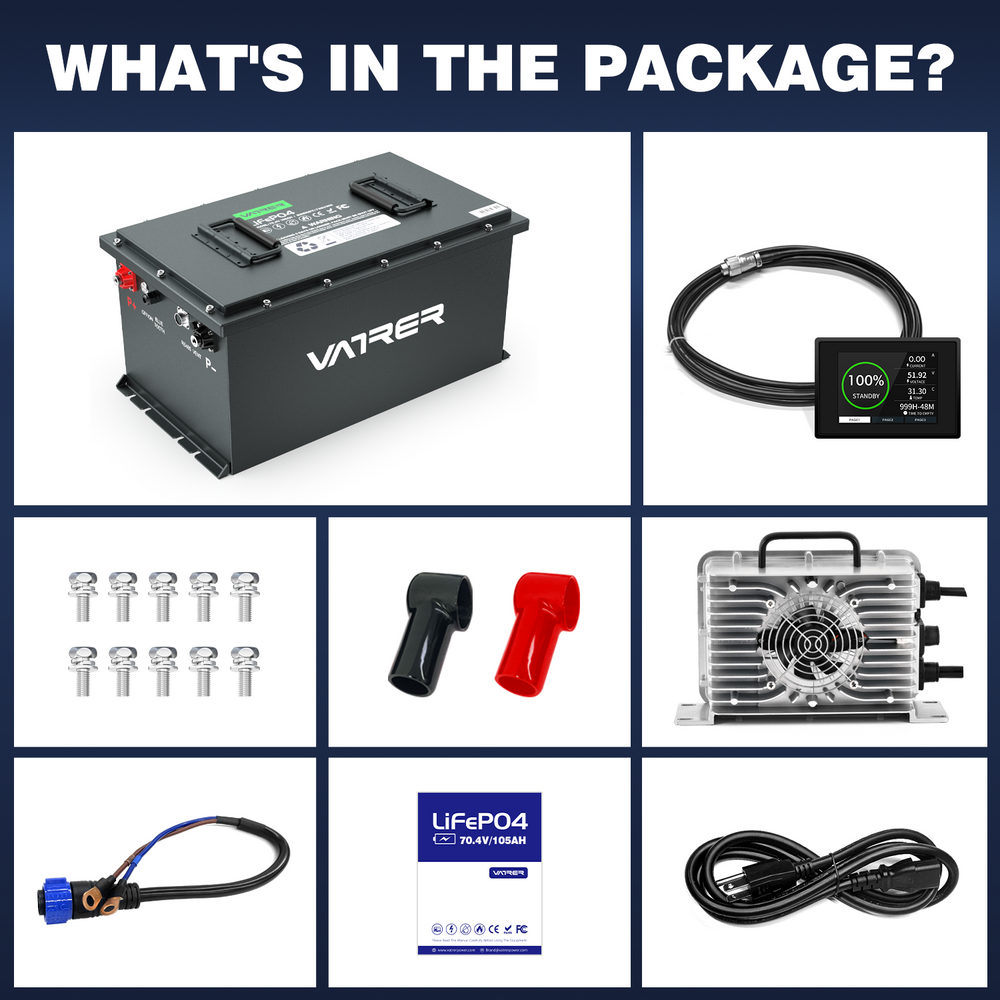 Vatrer 72 Volt Golf Cart Batteries-Vatrer