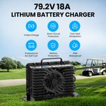 72V lithium golf cart battery charger