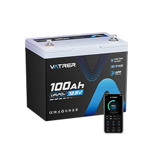 Vatrer 12V 100Ah Group 24 Battery