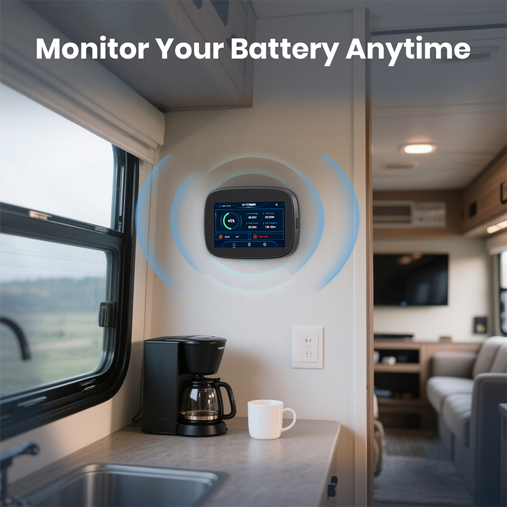 Vatrer 10V-90V Battery Monitor Real-time
