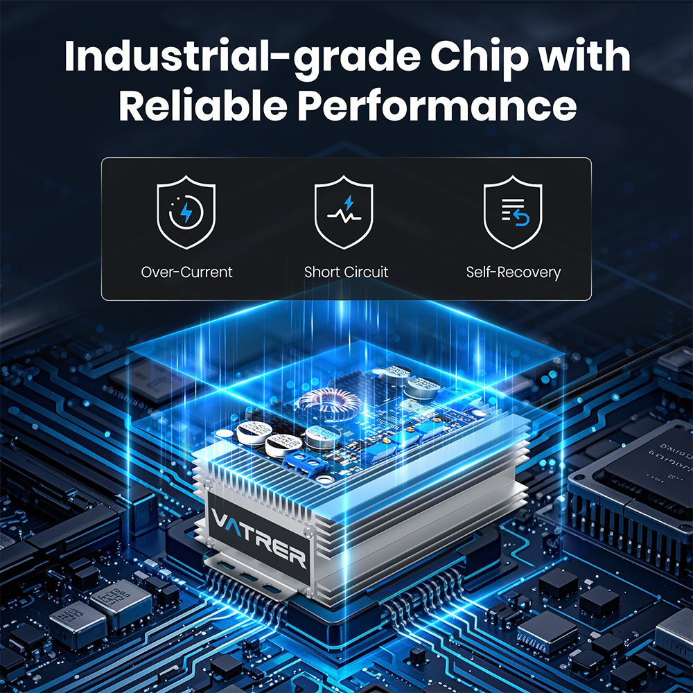 Vatrer 36V to 12V Converter Built-in High Performance Chip