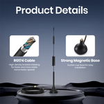 Vatrer Batteries Dual-Band WiFi Suction Cup Bluetooth Signal Booster built-in RG285 Cable