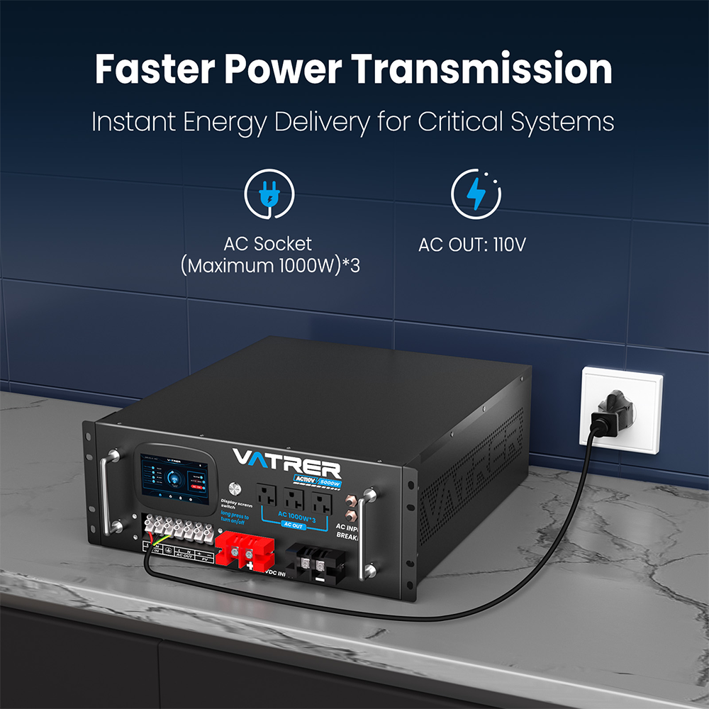 Vatrer 5000W Solar Inverter Faster Power Transmission