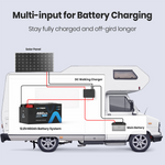 Vatrer 12V 460Ah Heated Lithium RV Battery Charging Method