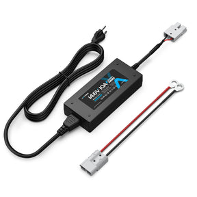 Vatrer 14.6V 10A Intelligent AC-DC Charger for 12V Lithium Iron Phosphate 8