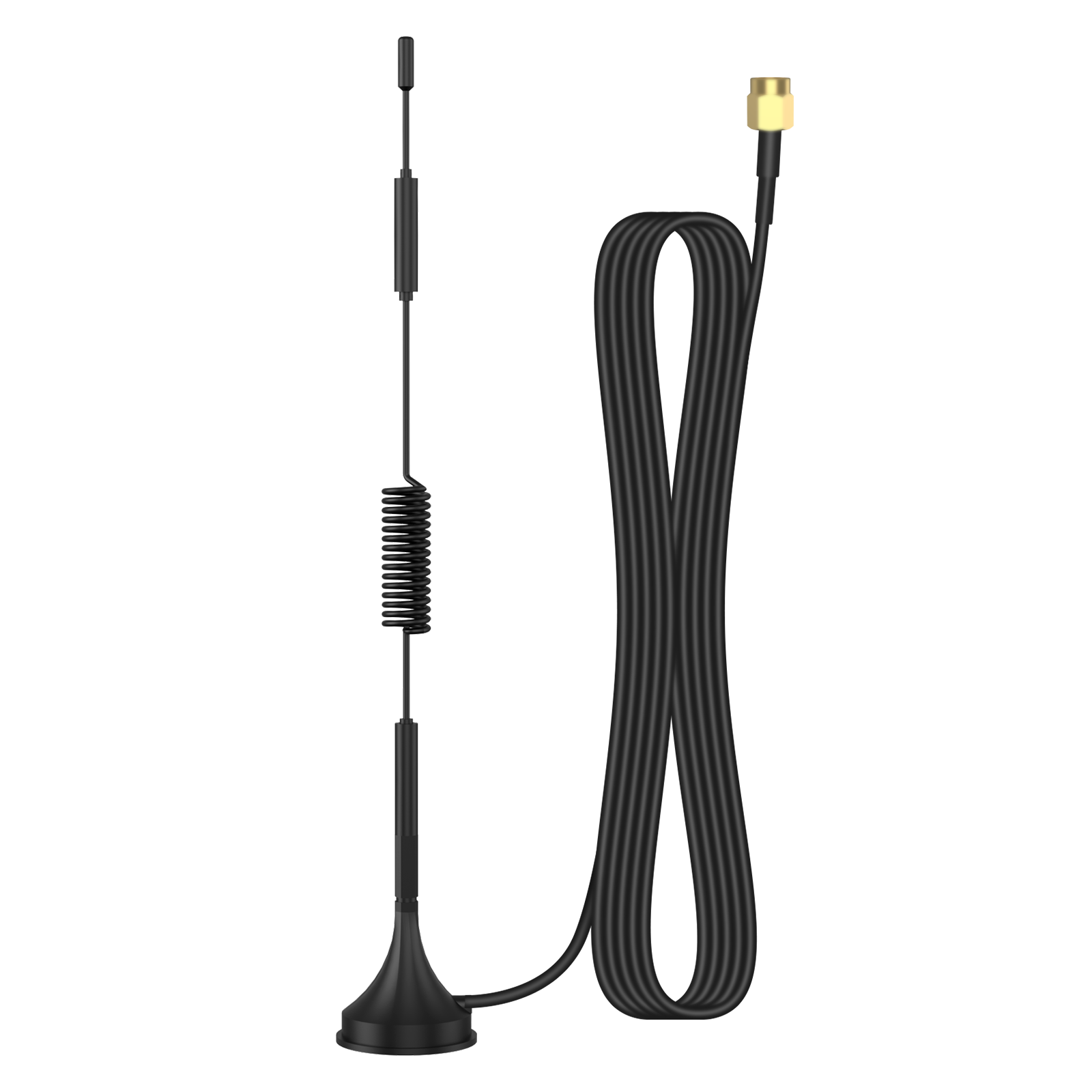 Dual Band WiFi 2.45.8GHz 18dBi SMA Antenna Suction Cup Antenna Bluetooth Signal Booster with 5Meters Cable for Vatrer Golf Cart Battery
