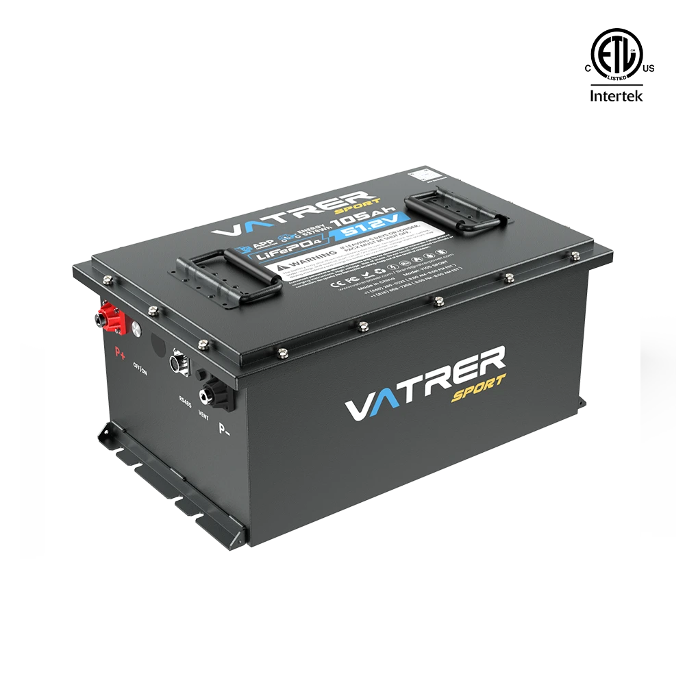 Vatrer 48V 105Ah Lithium Battery for UTV/ATV