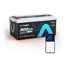 <tc>Vatrer</tc> 12V 300AH Bluetooth LiFePO4 Lithiumbatterie mit Selbsterwärmung, 200 A BMS, unterstützt Laden bei niedriger Temperatur (-4 °F), 5000+ Zyklen, 2560 W Leistung 6