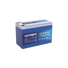 Vatrer 12V 7Ah LiFePO4 Deep Cycle Fish Finder Battery 8