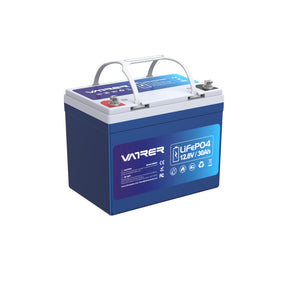 Vatrer 12V 30AH LiFePO4 Lithium Rechargeable Battery