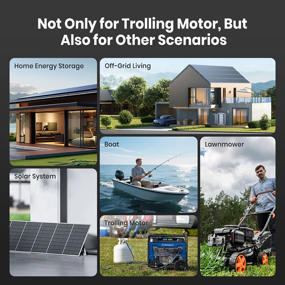 Vatrer 36V 50Ah Lithium Deep Cycle Battery