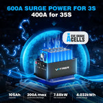 Vatrer 36V 105Ah Lithium Golf Cart Battery Conversion Kit 200A BMS