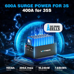 Vatrer 48V 150Ah Lithium Golf Cart Battery 200A BMS