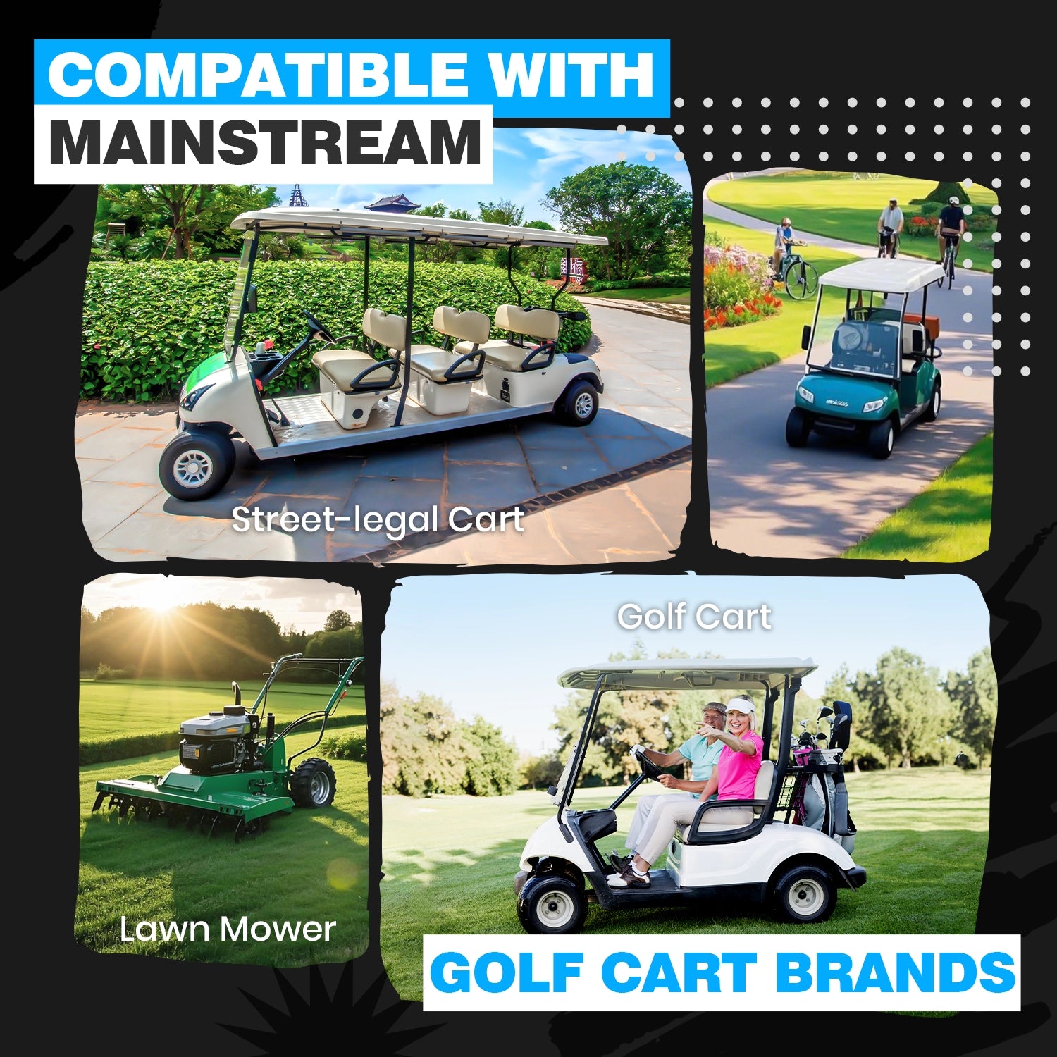 Vatrer 48V 105Ah (Narrow Version) Lithium Golf Cart Battery, 200A BMS, 4000+ Cycles, Max 10.24kW Power 12