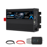 Vatrer 1000 Watt Pure Sine Wave Inverter 12V DC to 110V120V AC Power Inverter 3
