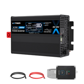 Vatrer 1000 Watt Pure Sine Wave Inverter 12V DC to 110V120V AC Power Inverter 8