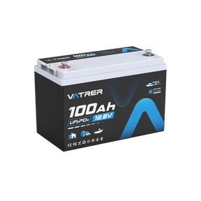Vatrer 12V 100Ah 150A BMS LiFePO4 Battery for Trolling Motors 8