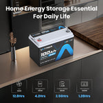 Vatrer 12V 100Ah Heated Lithium Battery Home Energy Storage