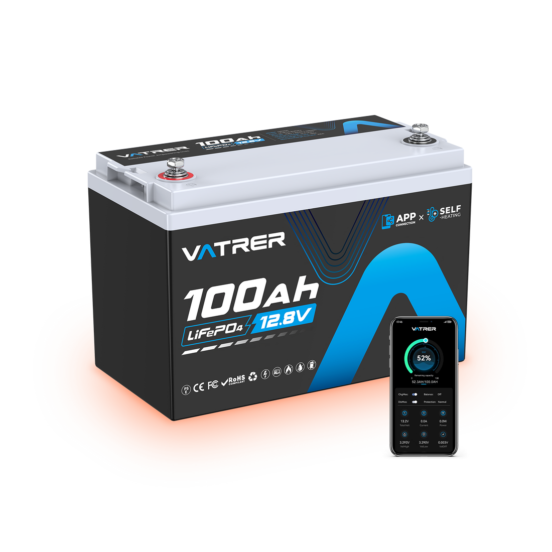 Best 12V Lithium Deep Cycle Batteries for RVs-Vatrer