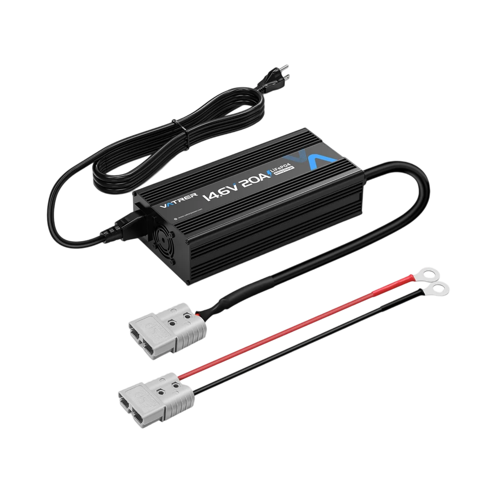 Vatrer 14.6V 20A Intelligent AC-DC 12V Lithium Battery Charger 13