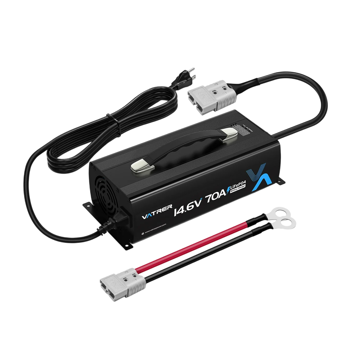 Vatrer 14.6V 70A Fast AC-DC 12V LiFePO4 Battery Charger 11