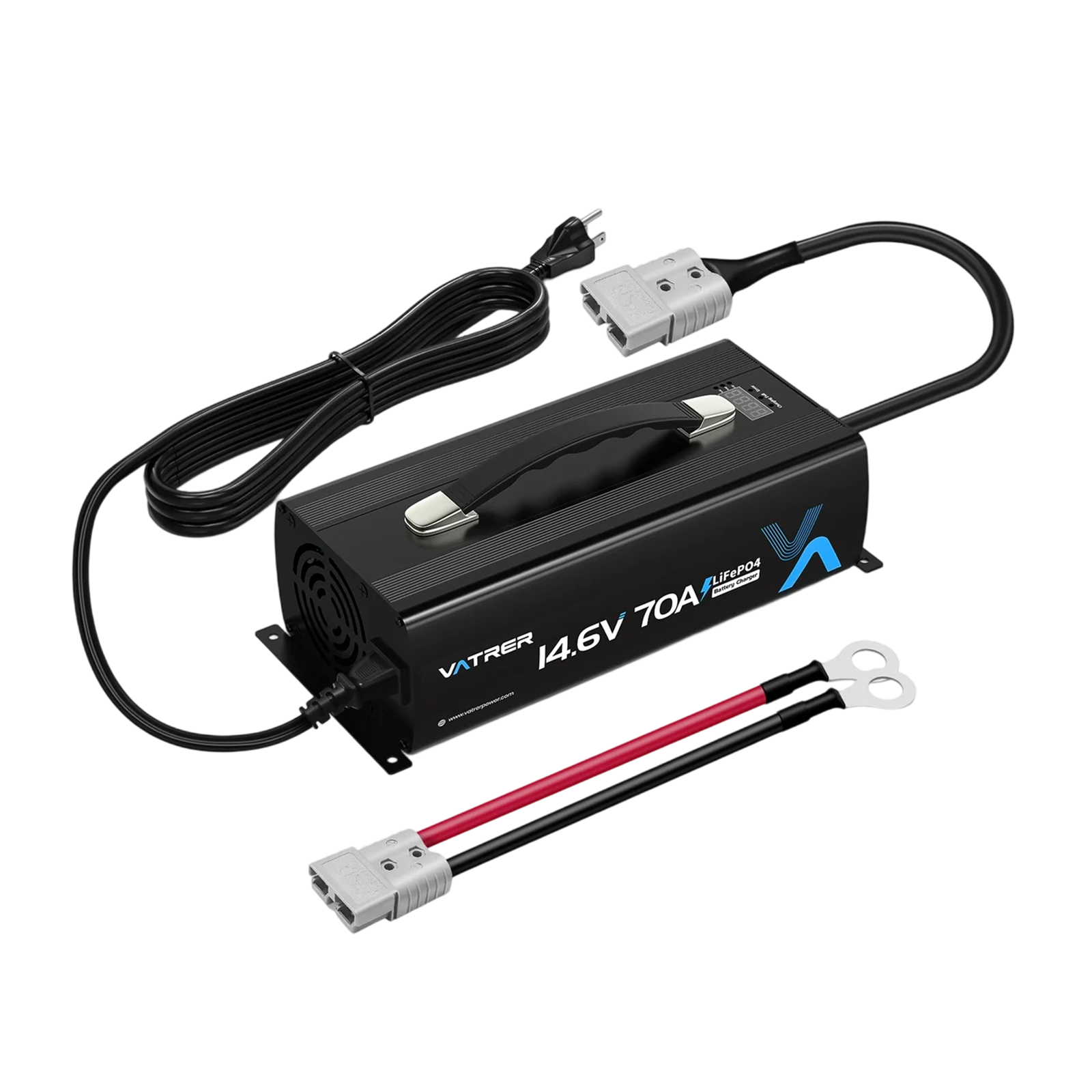 Vatrer 14.6V 70A Fast AC-DC 12V LiFePO4 Battery Charger